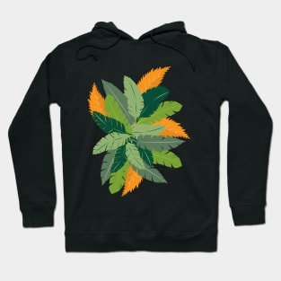 Refresh Your Style with Our Colorful Leaf Design Hoodie